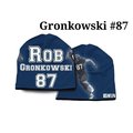 American Mills New England Patriots Beanie Lightweight Rob Gronkowski Design 1122702366